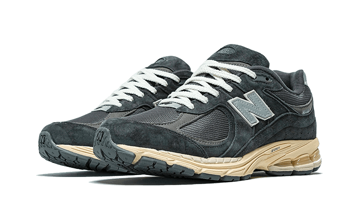 New Balance 2002R Black Dark Grey