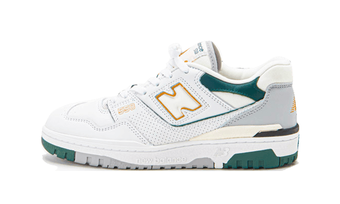New Balance 550 White Nightwatch Green