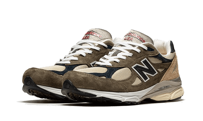 New Balance 990 v3 Made In USA Green Cream