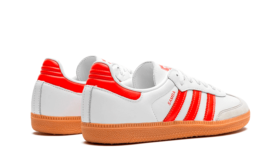 Adidas Samba OG White Solar Red Gum