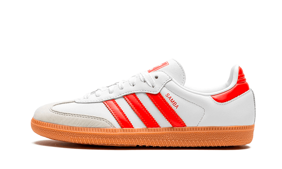 Adidas Samba OG White Solar Red Gum
