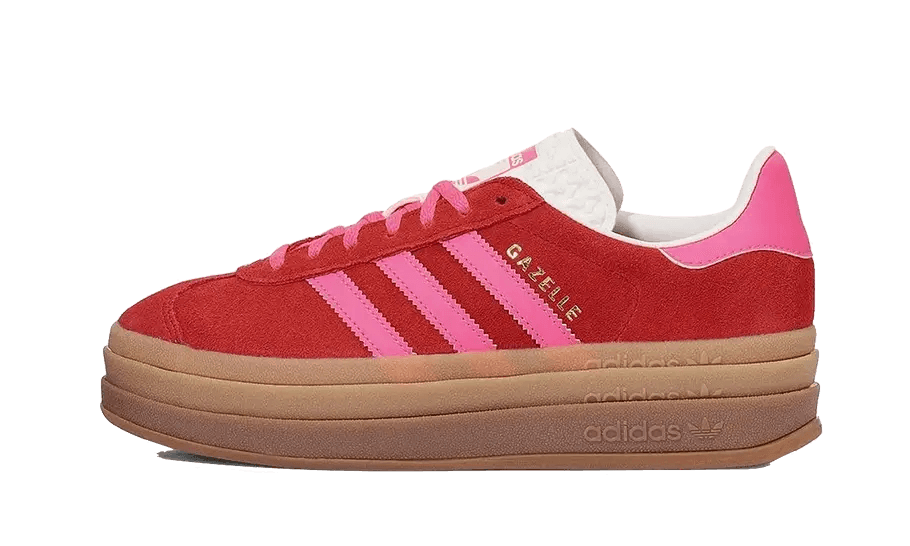 Adidas Gazelle Bold Collegiate Red Lucid Pink