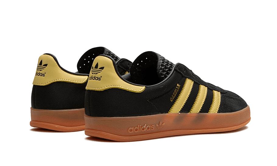 Adidas Gazelle Indoor Core Black Almost Yellow