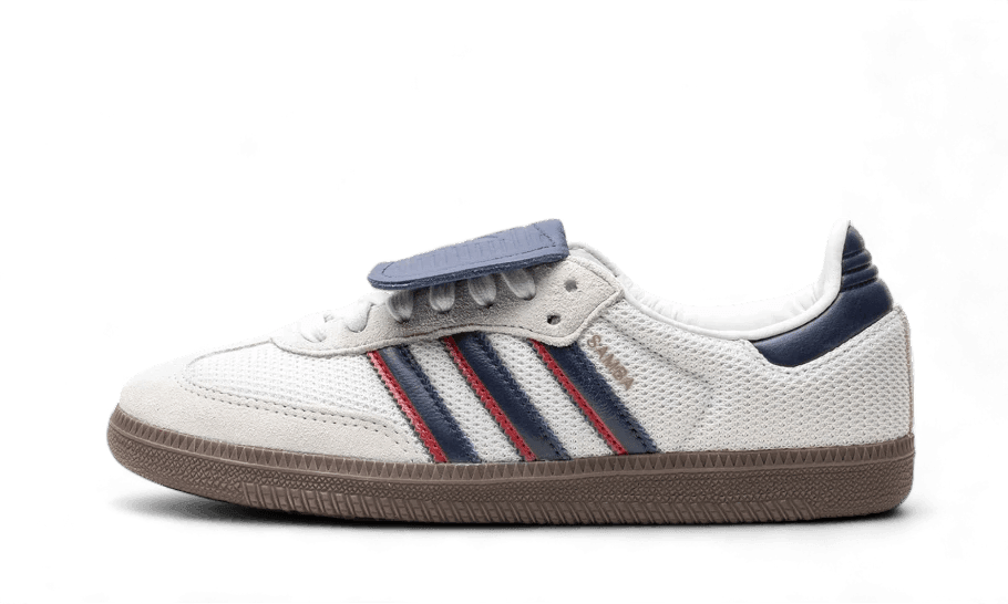 Adidas Samba LT Crystal White Dark Blue Gum