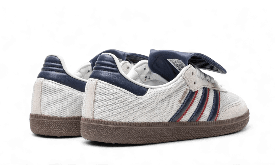 Adidas Samba LT Crystal White Dark Blue Gum