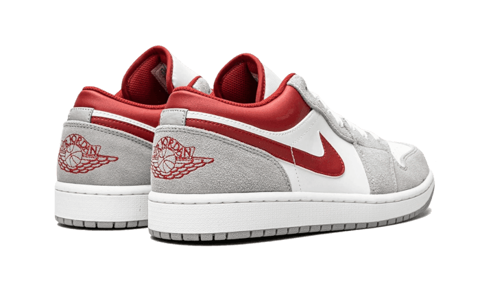 Air Jordan 1 Low SE Light Smoke Grey Gym Red