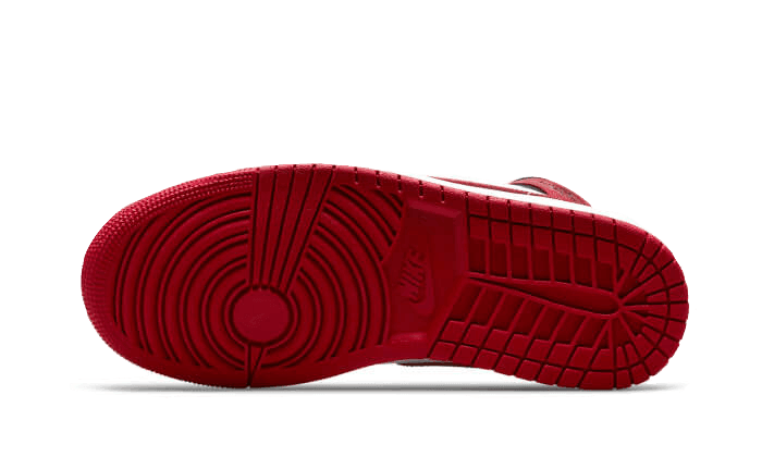 Air Jordan 1 Mid White Bred Toe