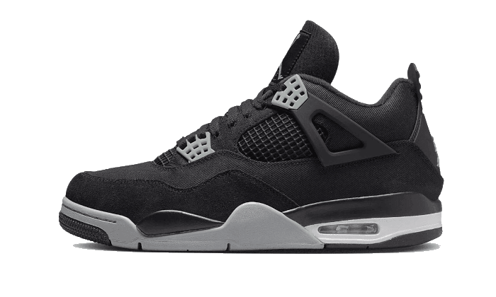 Air Jordan 4 Black Canvas