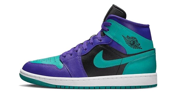 Air Jordan 1 Mid Black Grape