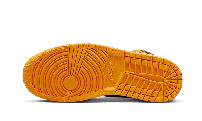 Air Jordan 1 Mid Fat Tongue Black Orange