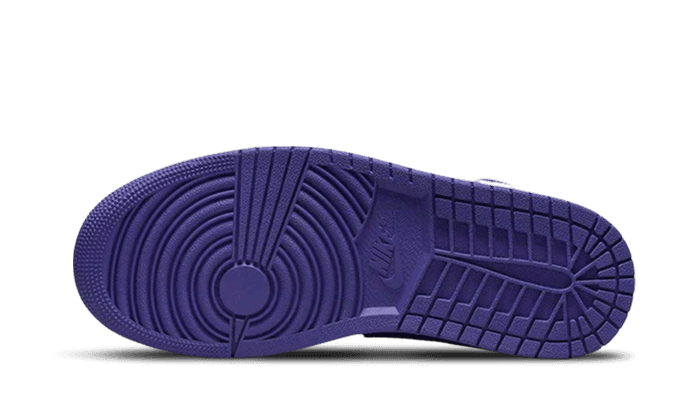 Air Jordan 1 Mid Purple Black