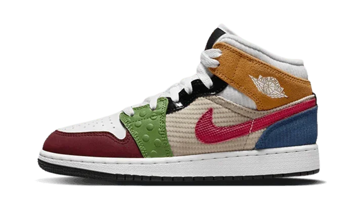 Air Jordan 1 Mid SE Patchwork