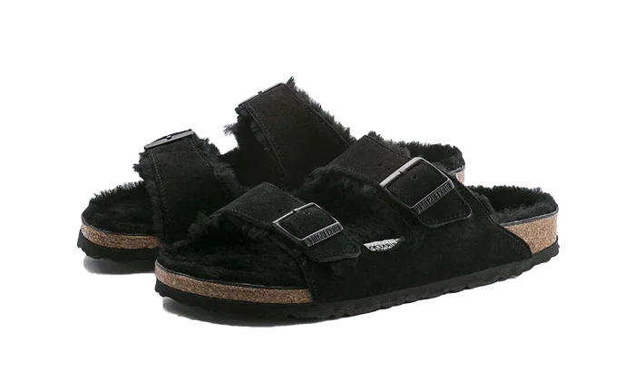 Birkenstock Arizona Shearling Black
