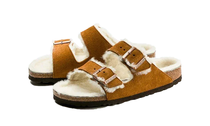 Birkenstock Arizona Shearling Mink