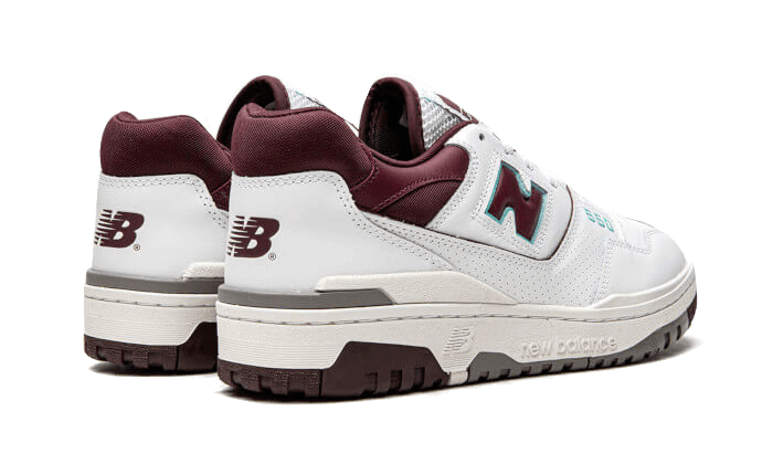New Balance 550 Burgundy Cyan