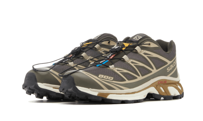 Salomon XT-6 Beluga Dull Gold
