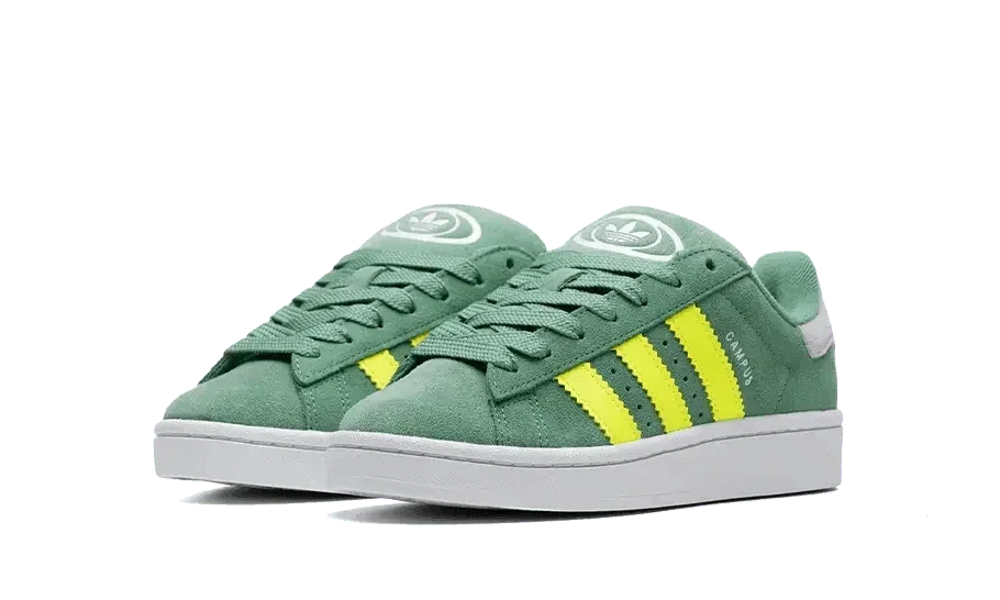 Adidas Campus 00s Preloved Green Solar Yellow