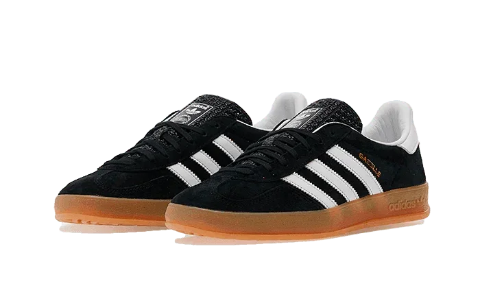 Adidas Gazelle Indoor Black White Gum