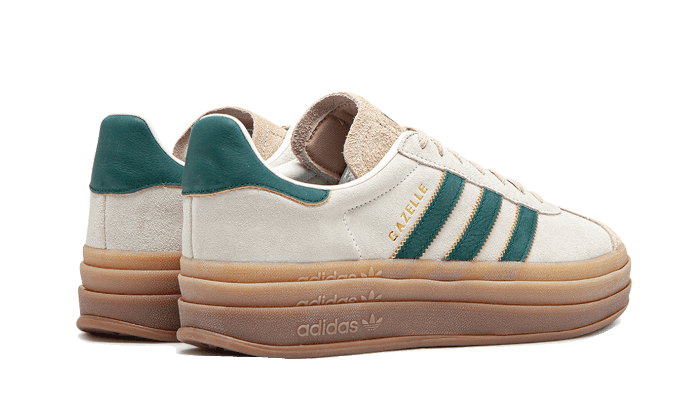Adidas Gazelle Bold Magic Beige Collegiate Green