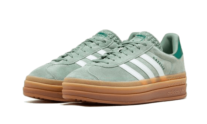 Adidas Gazelle Bold Silver Green