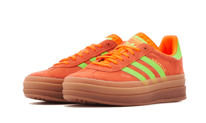 Adidas Gazelle Bold Solar Orange Solar Green