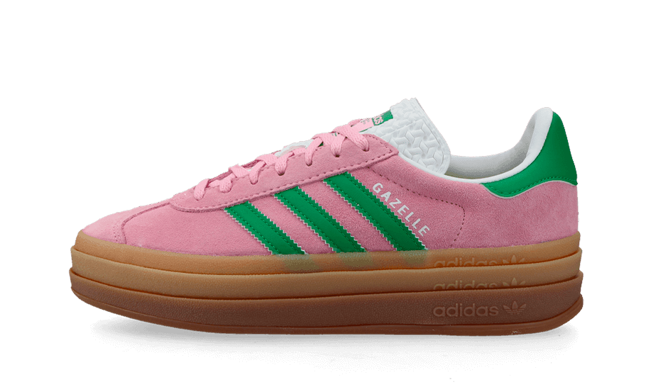 Adidas Gazelle Bold True Pink Green Cloud White