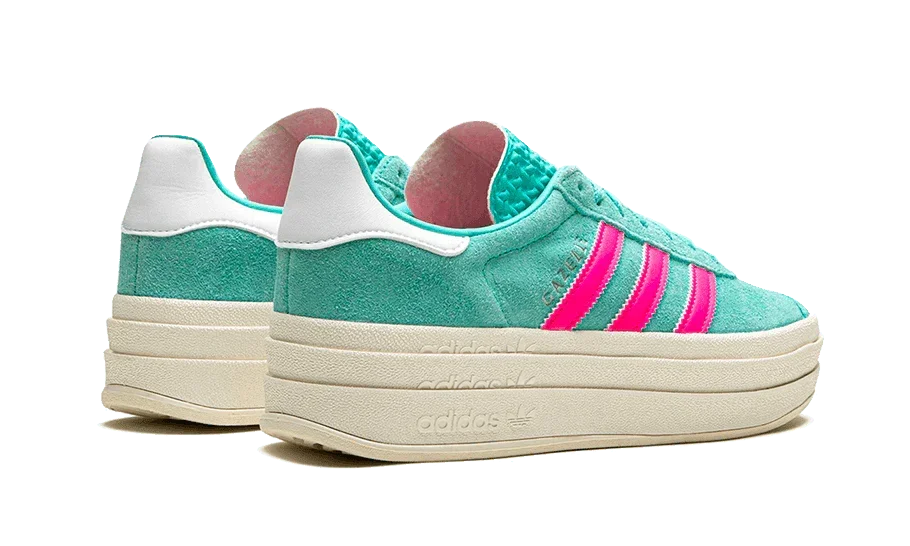 Adidas Gazelle Bold Flash Aqua Lucid Pink