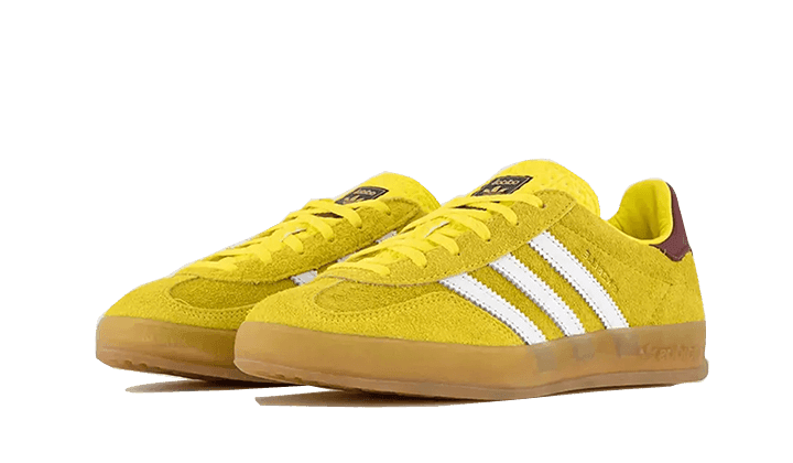 Adidas Gazelle Indoor Bright Yellow Burgundy