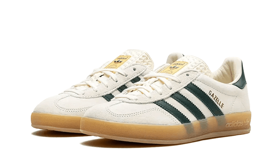 Adidas Gazelle Indoor Cream White Collegiate Green Gum