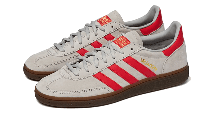 Adidas Handball Spezial Grey Two Hi-Res Red