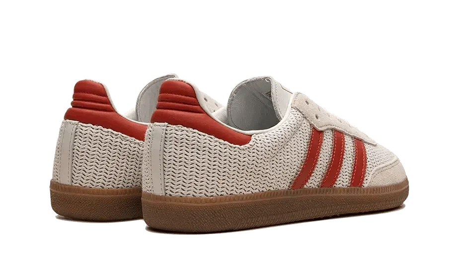 Adidas Samba OG Crystal White Preloved Red