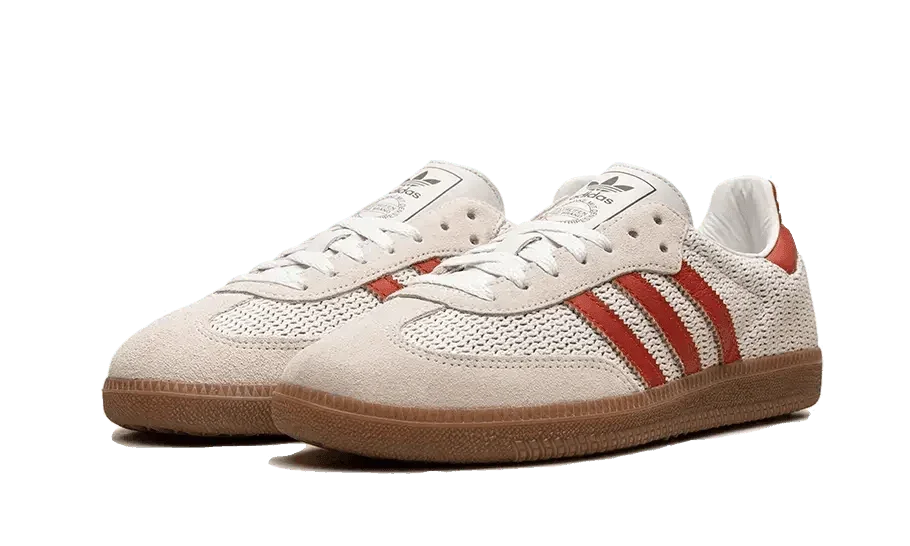 Adidas Samba OG Crystal White Preloved Red