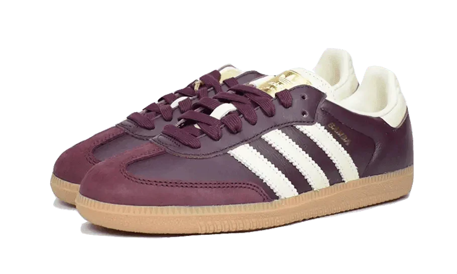 Adidas Samba OG Maroon Crewht Gold