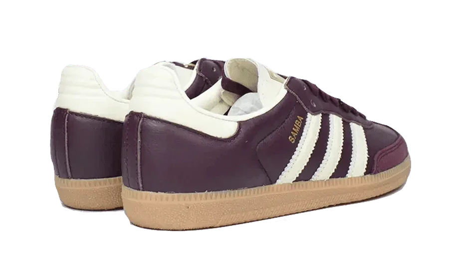 Adidas Samba OG Maroon Crewht Gold
