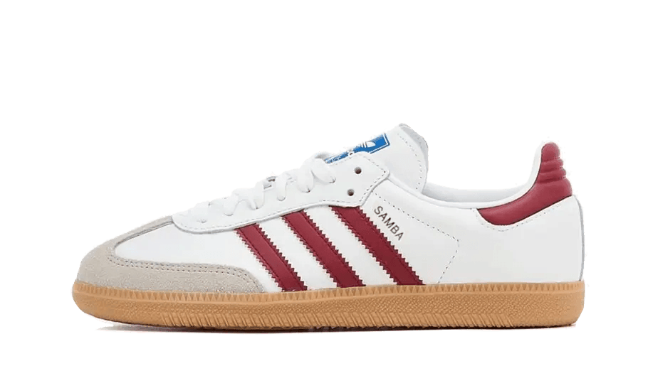 Adidas Samba OG White Burgundy Gum