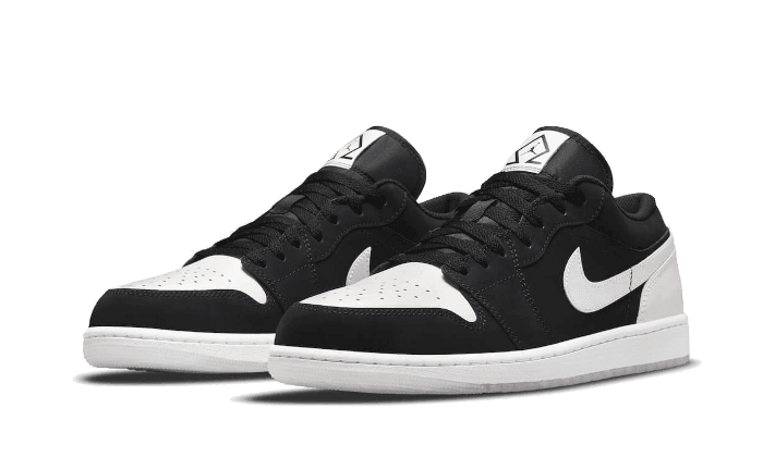 Air Jordan 1 Low Black White Diamond