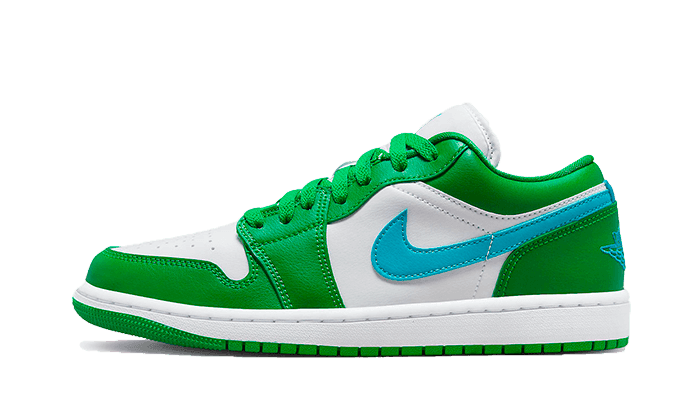 Air Jordan 1 Low Lucky Green Aquatone