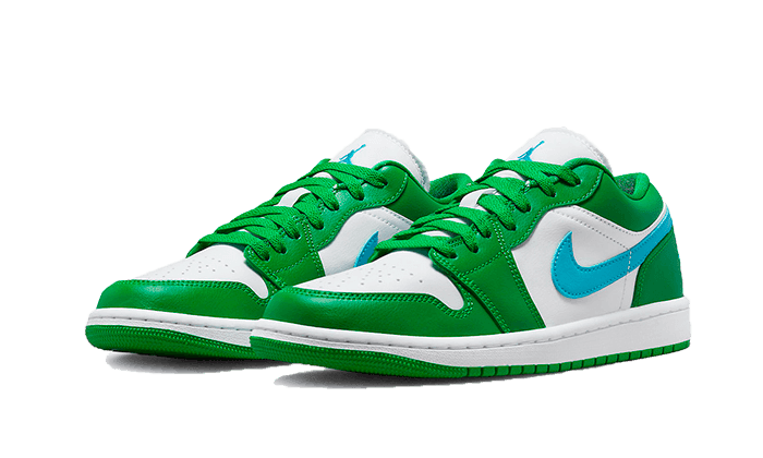Air Jordan 1 Low Lucky Green Aquatone