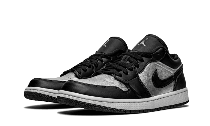 Air Jordan 1 Low SE Black Metallic Silver