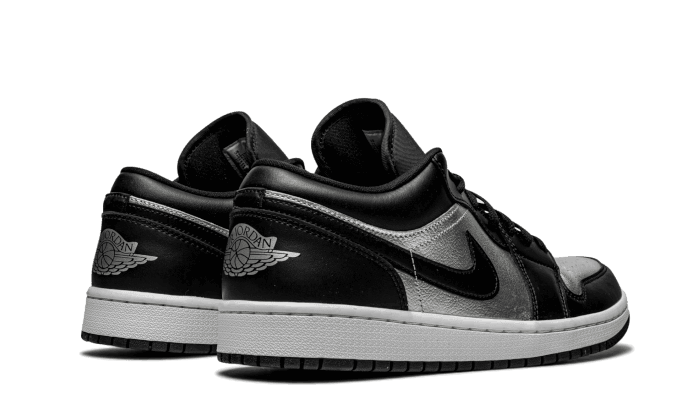 Air Jordan 1 Low SE Black Metallic Silver