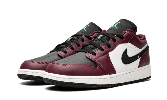 Air Jordan 1 Low SE Dark Beetroot Black Roma Green