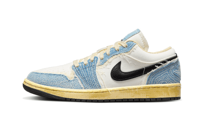 Air Jordan 1 Low SE WRMK Sashiko Denim