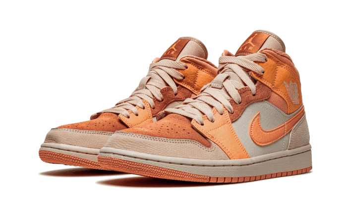Air Jordan 1 Mid Apricot Orange