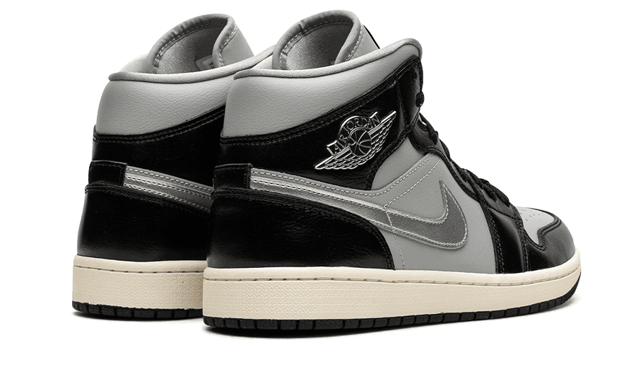 Air Jordan 1 Mid Black Chrome
