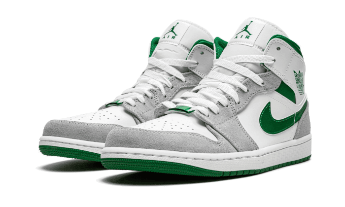 Air Jordan 1 Mid Grey Green