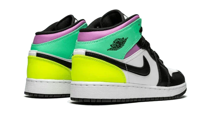 Air Jordan 1 Mid Pastel Black Toe
