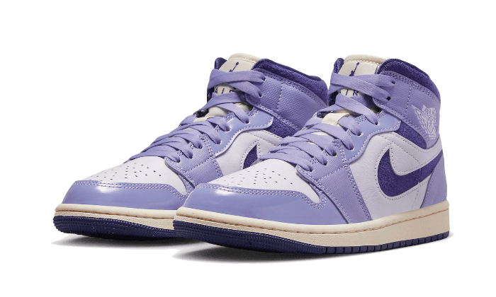 Air Jordan 1 Mid Purple Chenille