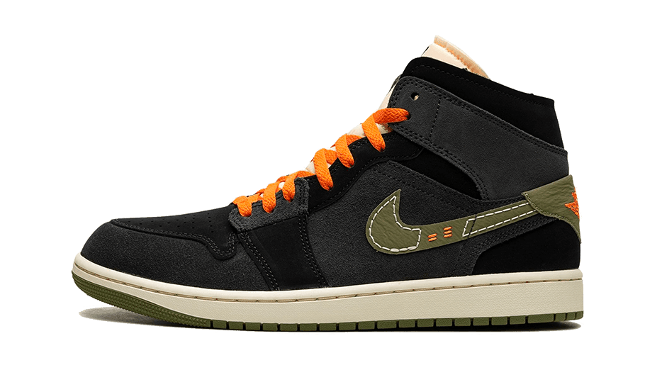 Air Jordan 1 Mid SE Craft Anthracite Light Olive