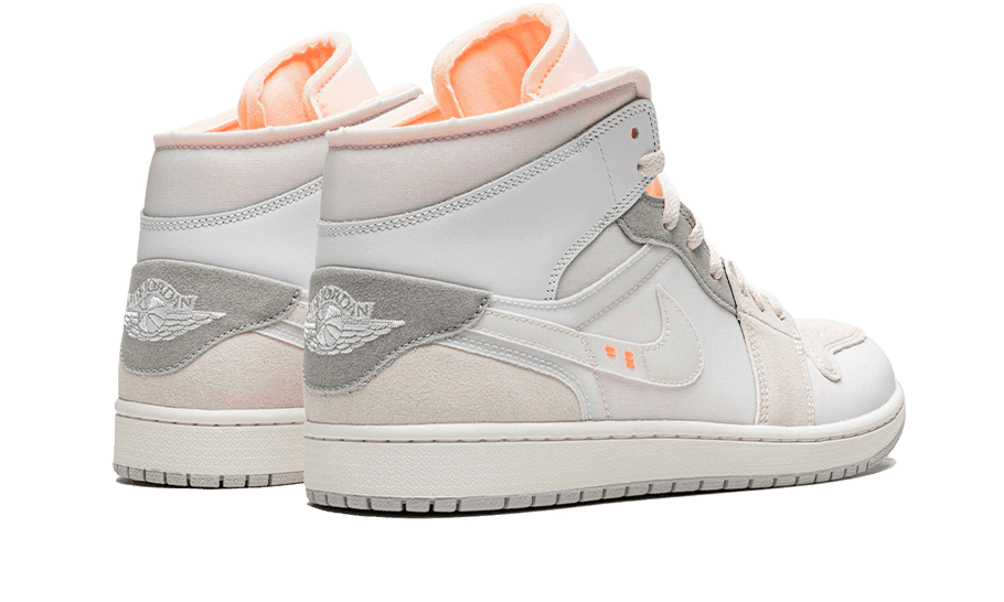 Air Jordan 1 Mid SE Craft Inside Out White Grey