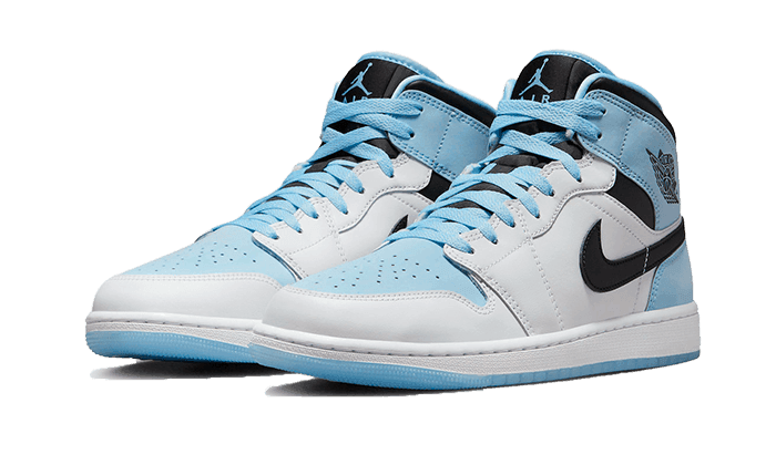 Air Jordan 1 Mid SE Ice Blue Black